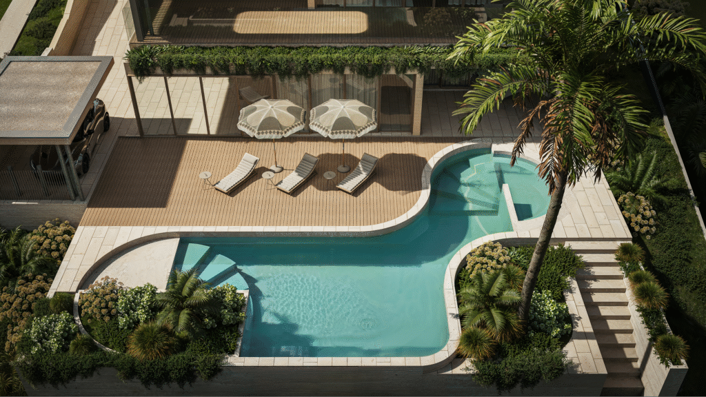 Cascade House custom Pool Design by Zane Carter Architects