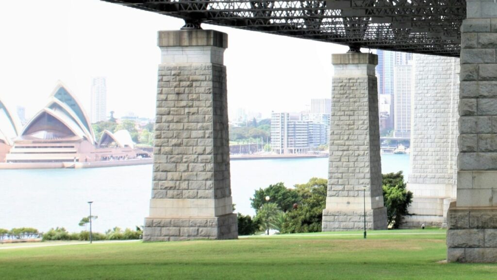 Multi residential development Sydney — view of Sydney Harbour Bridge and city skyline